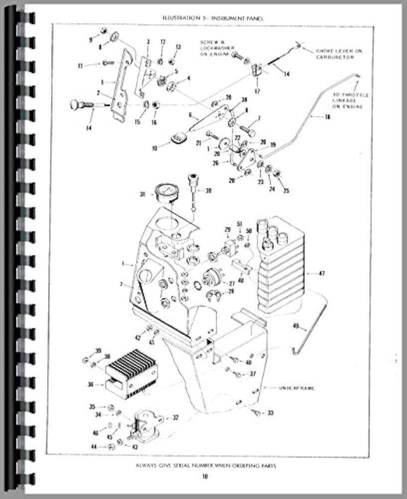 oliver tractor parts diagram