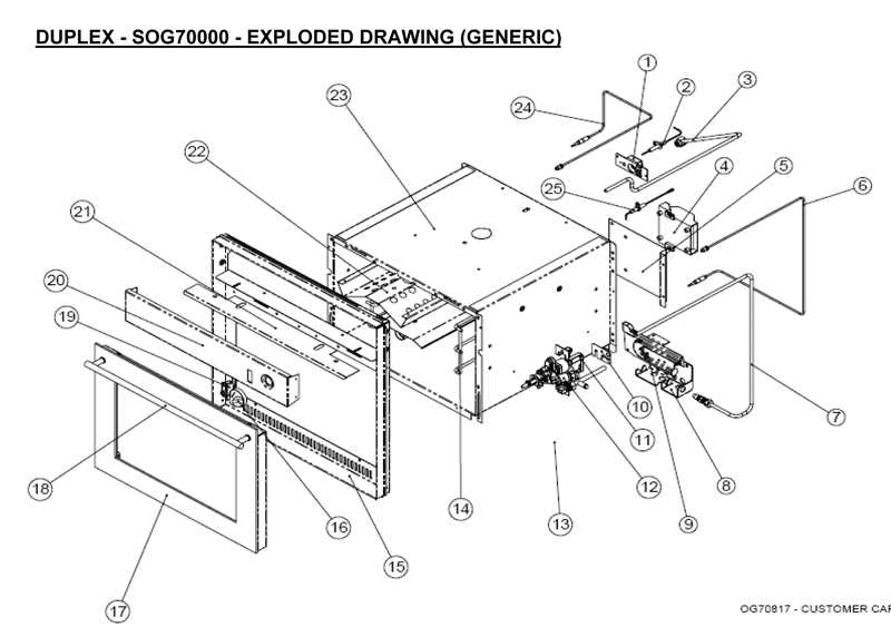 oven parts diagram