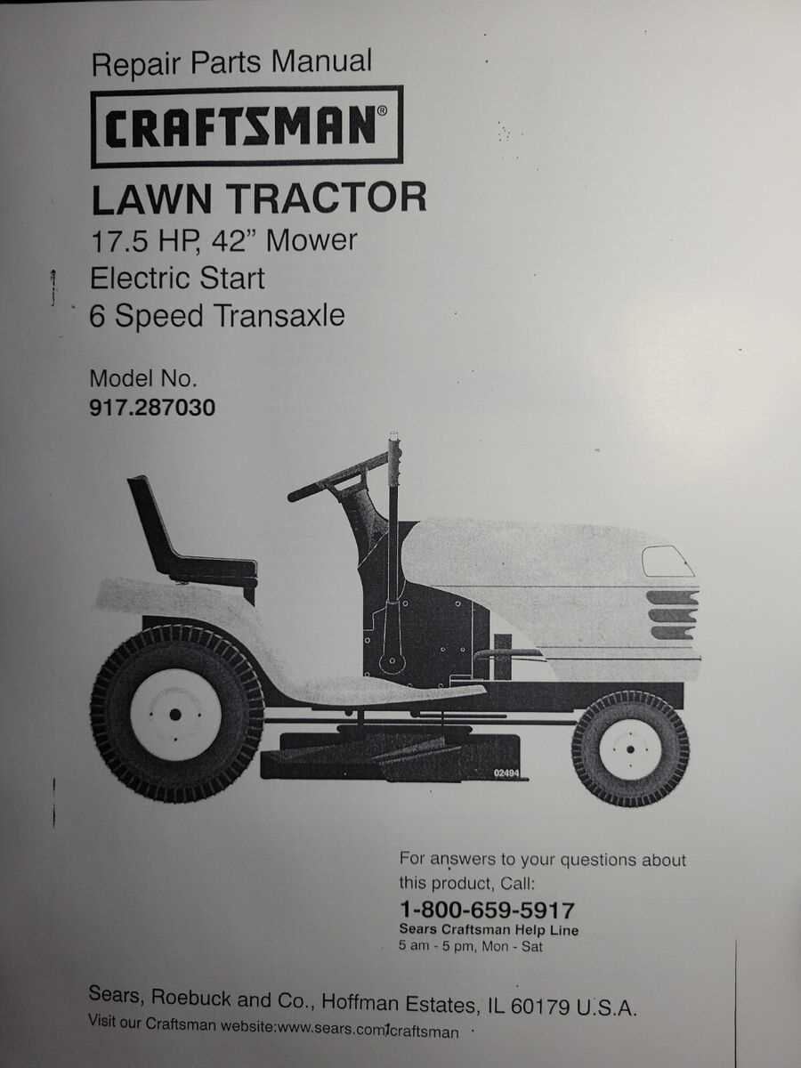 parts diagram craftsman riding mower