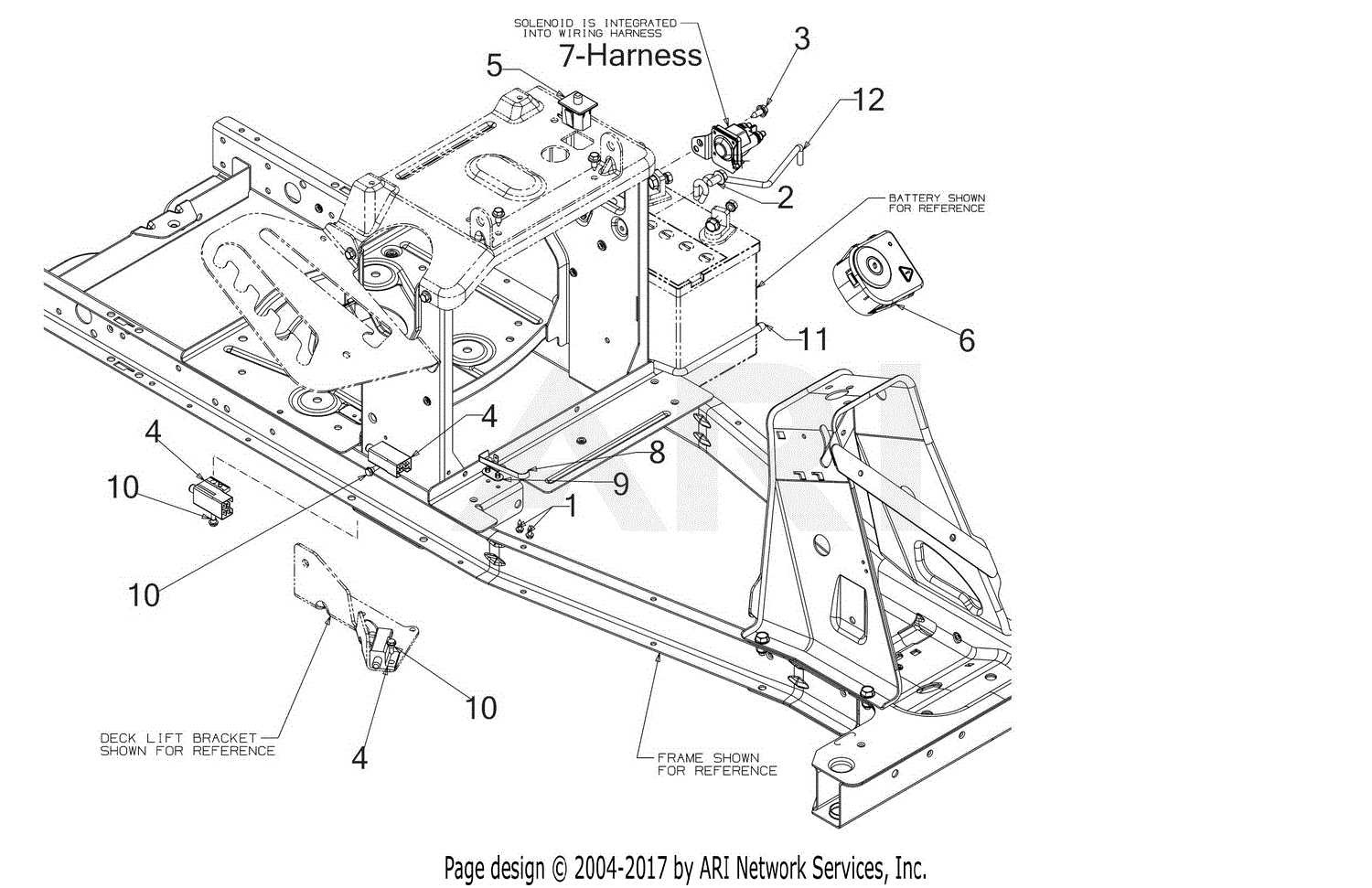 parts diagram craftsman riding mower