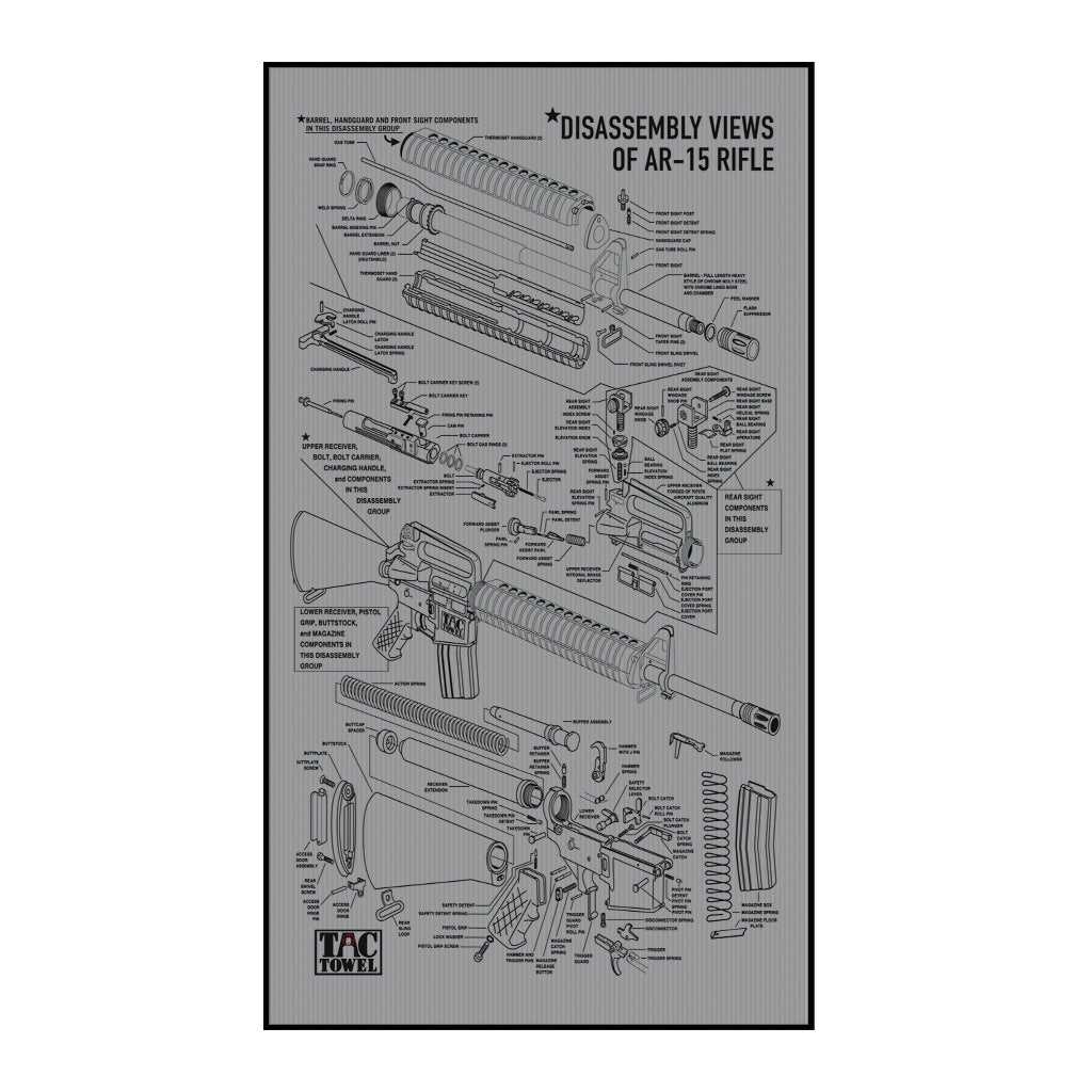 parts diagram for ar 15