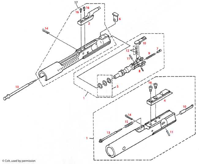 parts diagram for ar 15