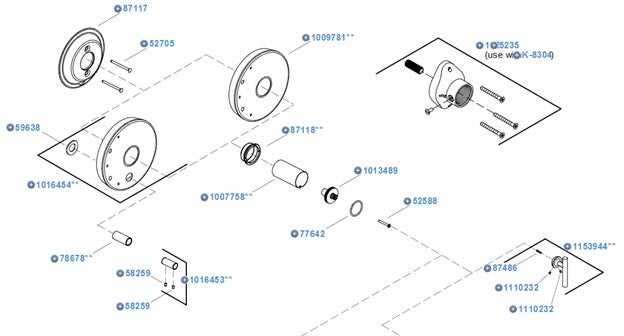 parts of a shower faucet diagram