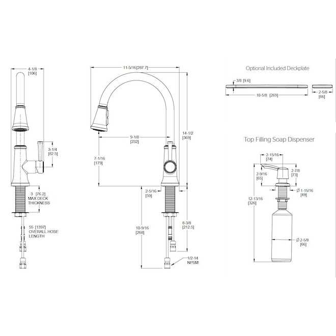 pfister kitchen faucet parts diagram