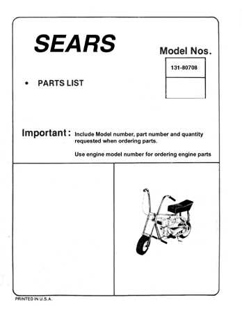 pocket bike parts diagram