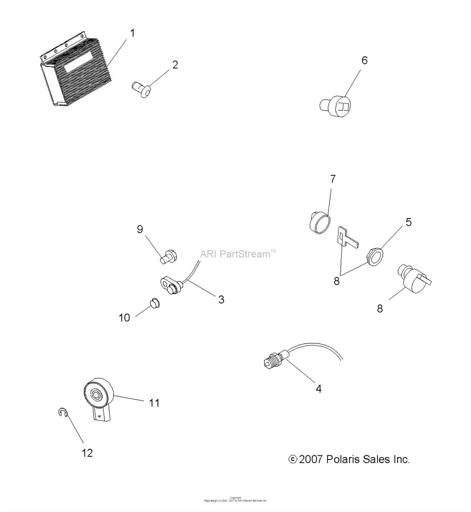 polaris sportsman 500 ho parts diagram