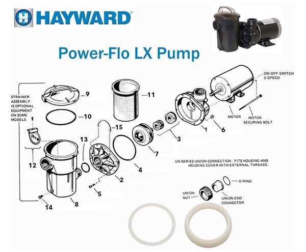 pool motor parts diagram