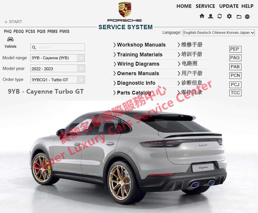 porsche cayenne parts diagram