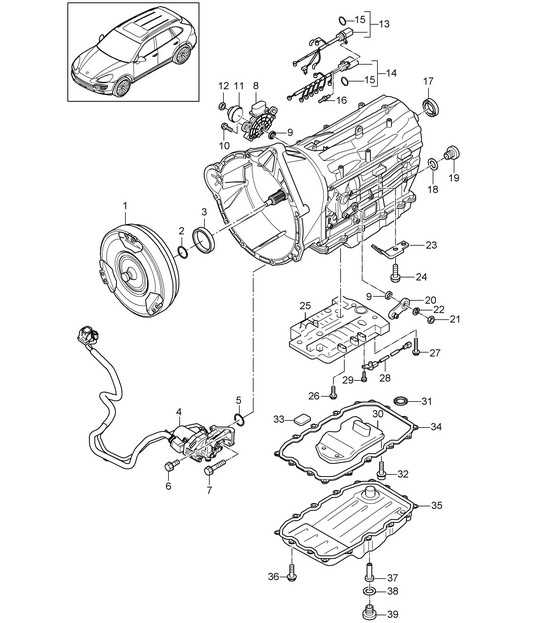 porsche cayenne parts diagram