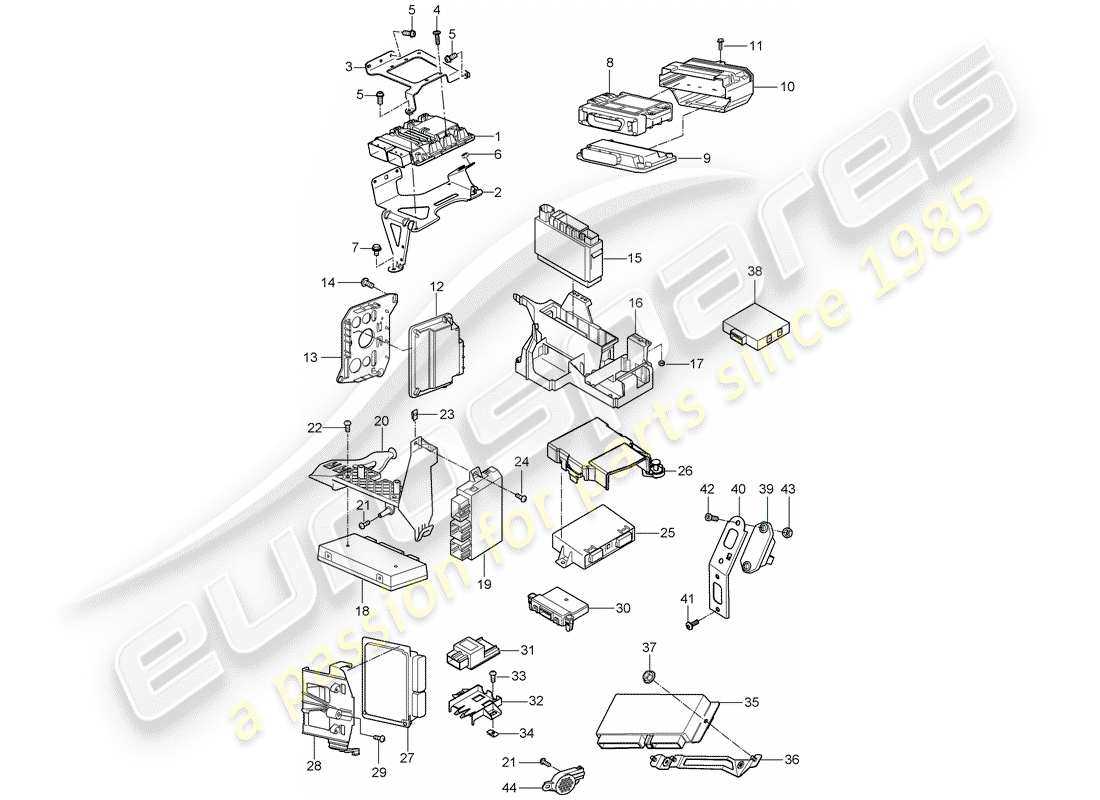 porsche cayenne parts diagram