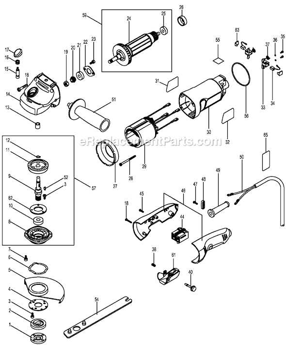 porter cable rn175a parts diagram