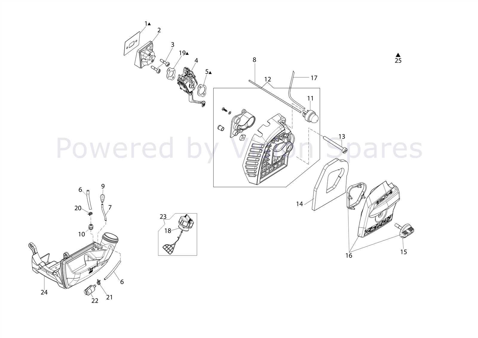 poulan pro parts diagram