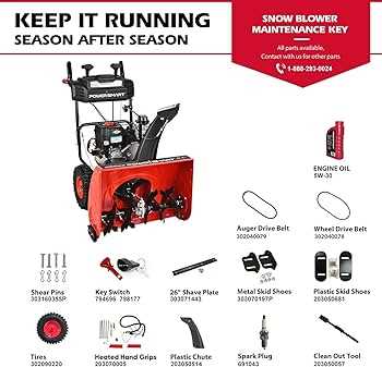 power smart snow blower parts diagram