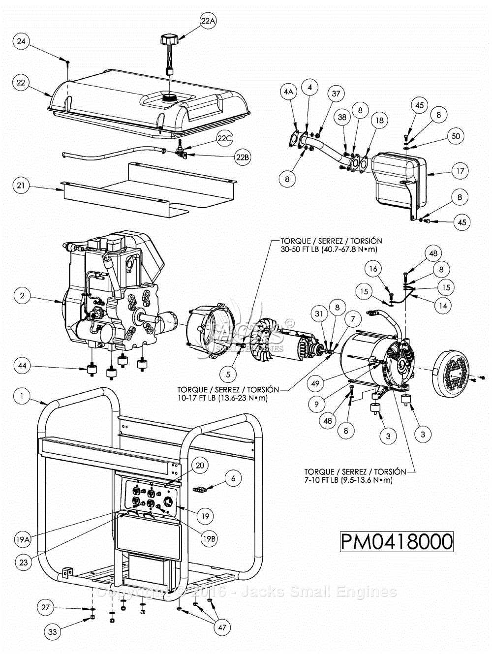 powermate edger parts diagram