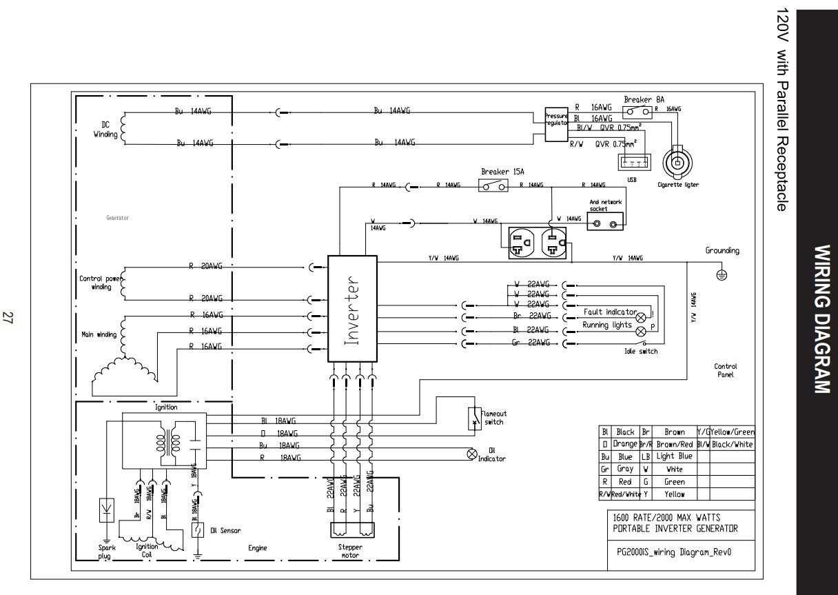 pulsar generator parts diagram