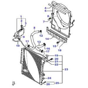 radiator parts diagram