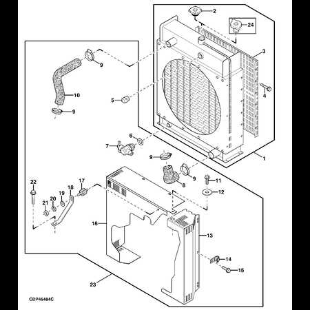 radiator parts diagram