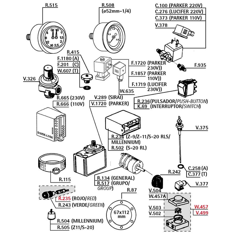 rancilio silvia parts diagram