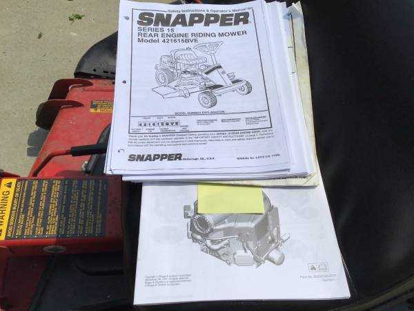 rear engine snapper riding mower parts diagram