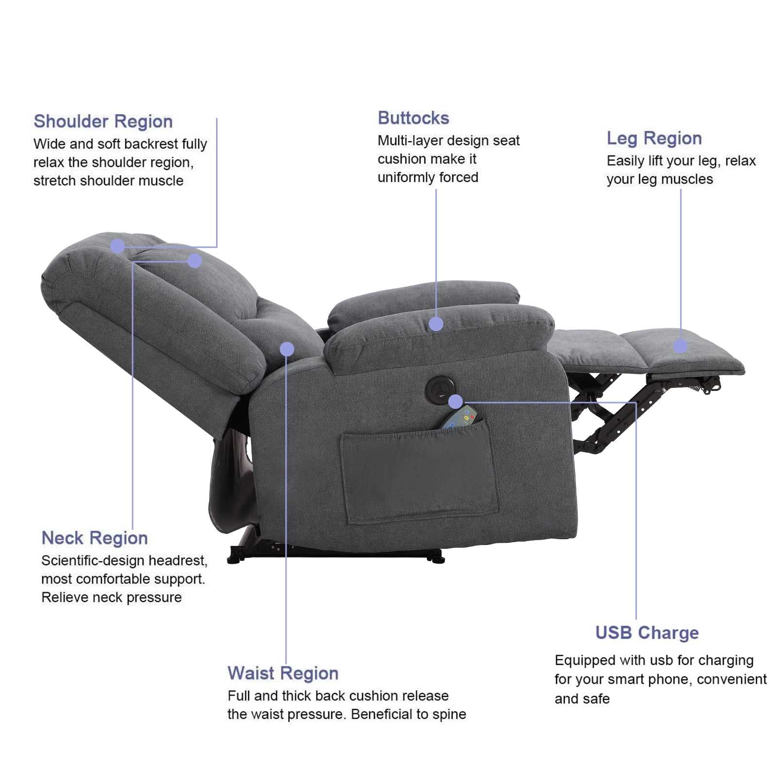 recliner chair parts diagram