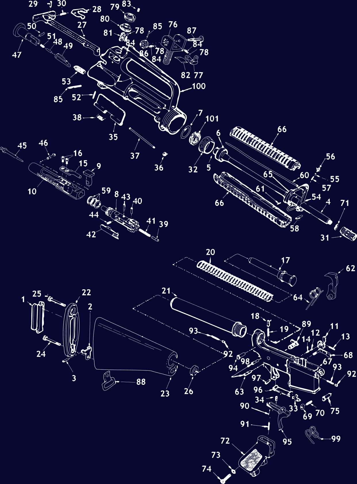 remington sportsman 48 parts diagram