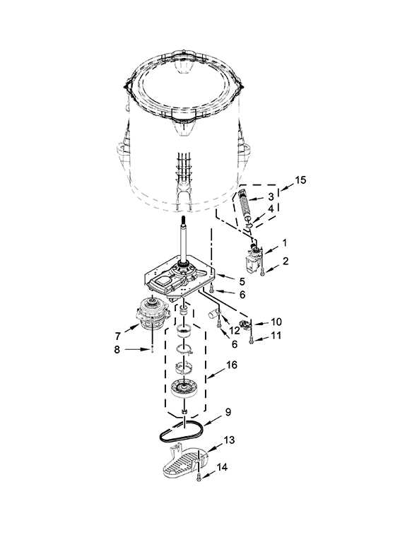 roper washer parts diagram