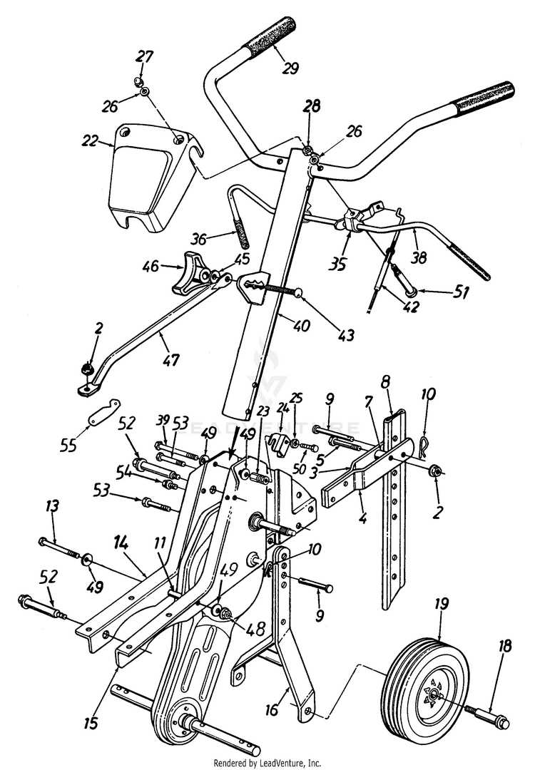 rototiller mtd tiller parts diagram