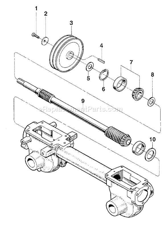 rototiller parts diagram