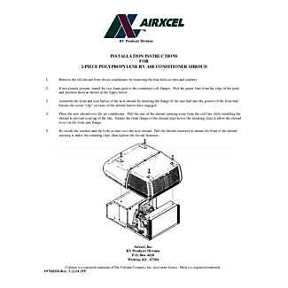 rv ac parts diagram