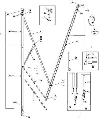 rv awning parts diagram