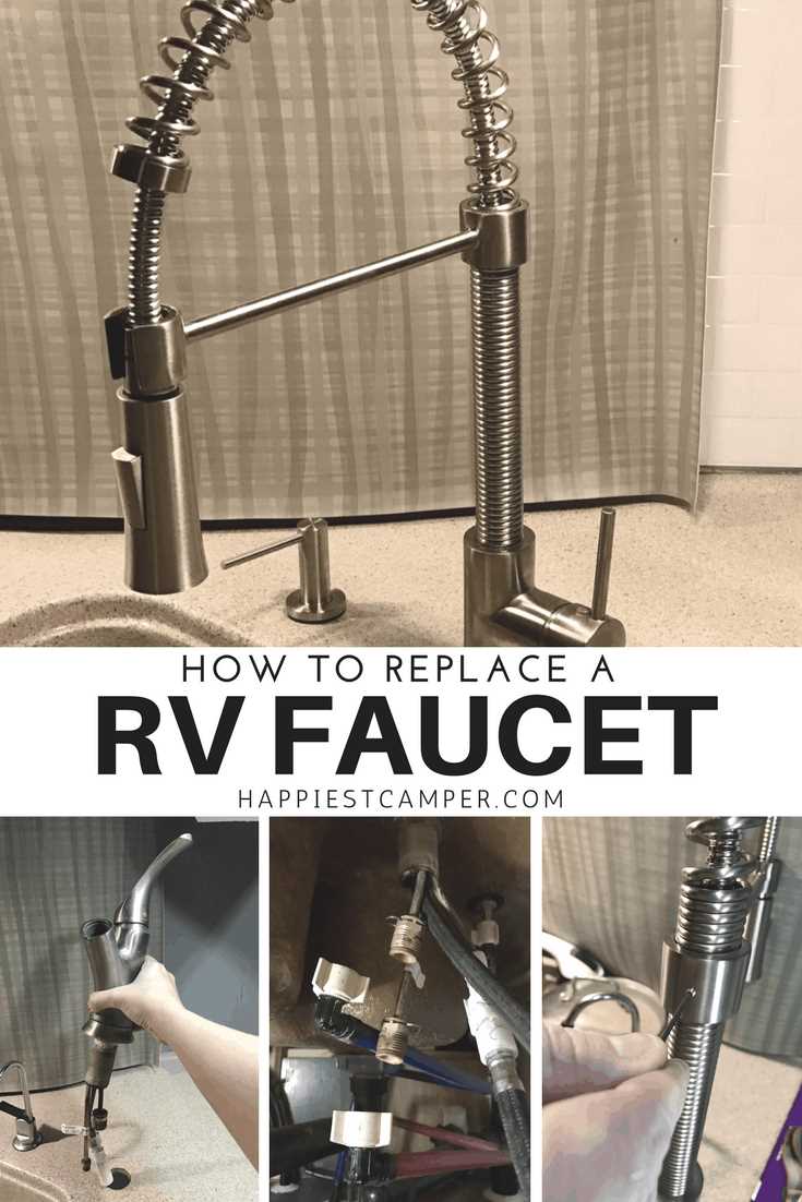 rv kitchen faucet parts diagram