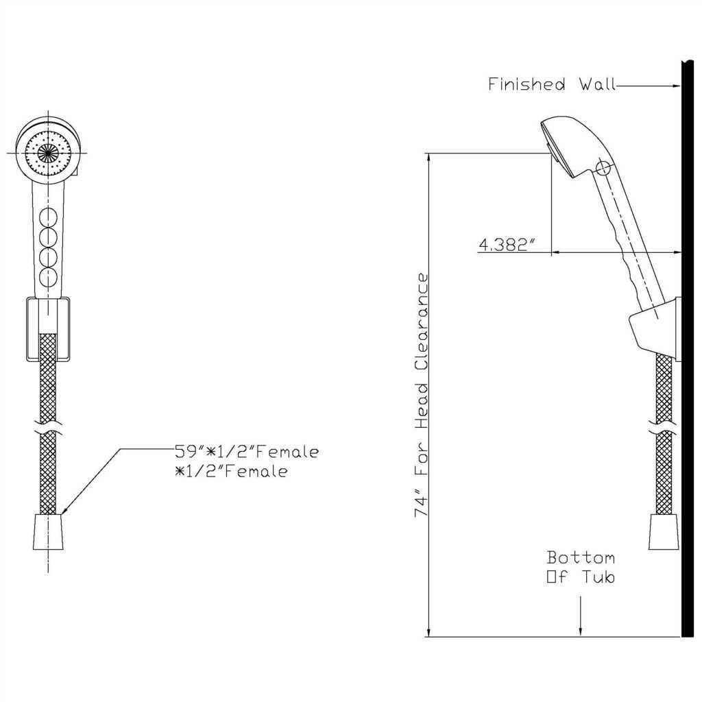 rv shower faucet parts diagram