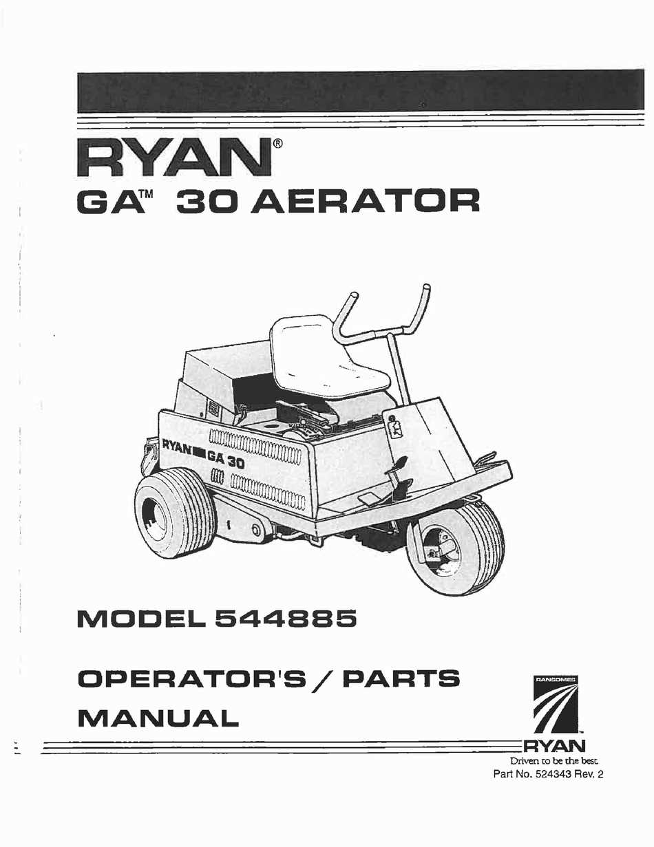 ryan aerator parts diagram