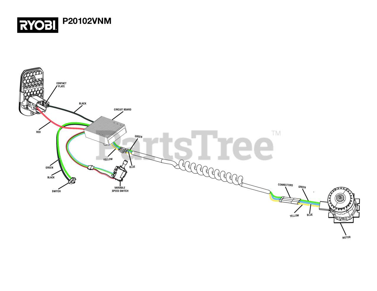 ryobi edger parts diagram