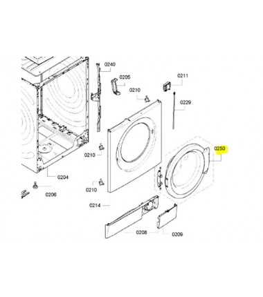 samsung front load washing machine parts diagram