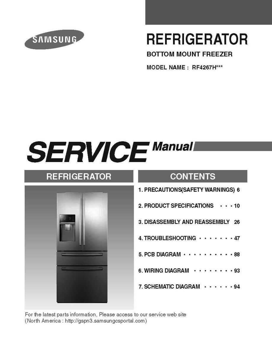 samsung rf4287hars parts diagram