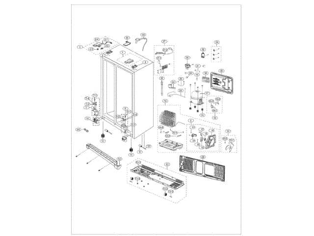 samsung rs25j500dsr parts diagram