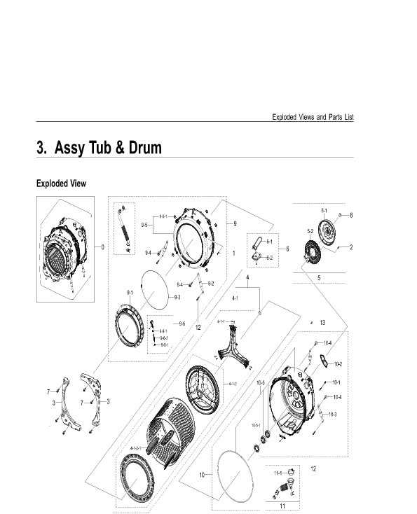 samsung washer wf45m5500a parts diagram