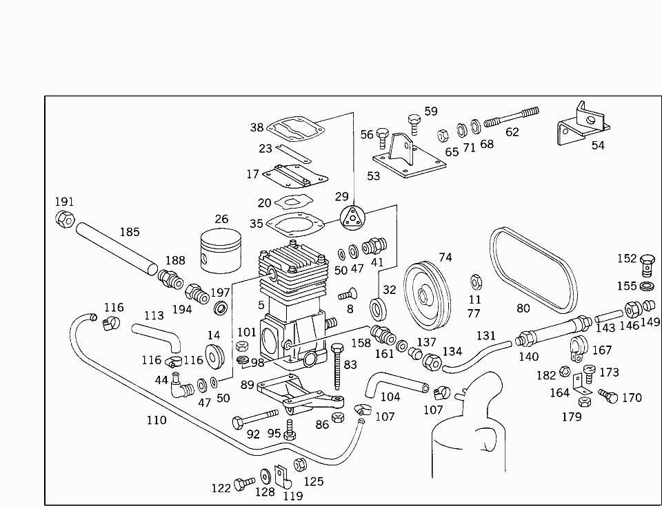 sanborn air compressor parts diagram