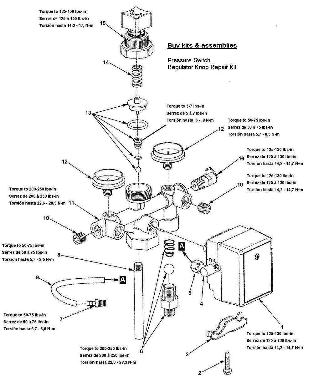 sanborn air compressor parts diagram