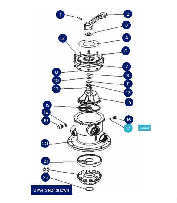 sand filter parts diagram