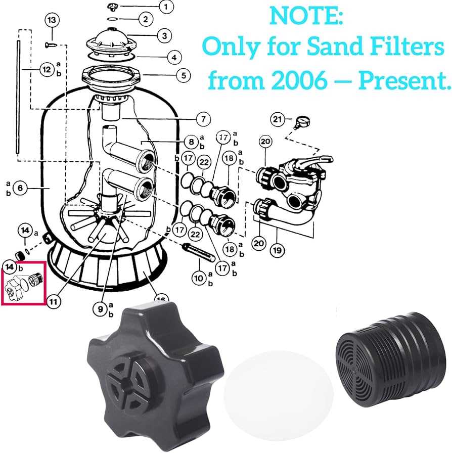 sand filter parts diagram