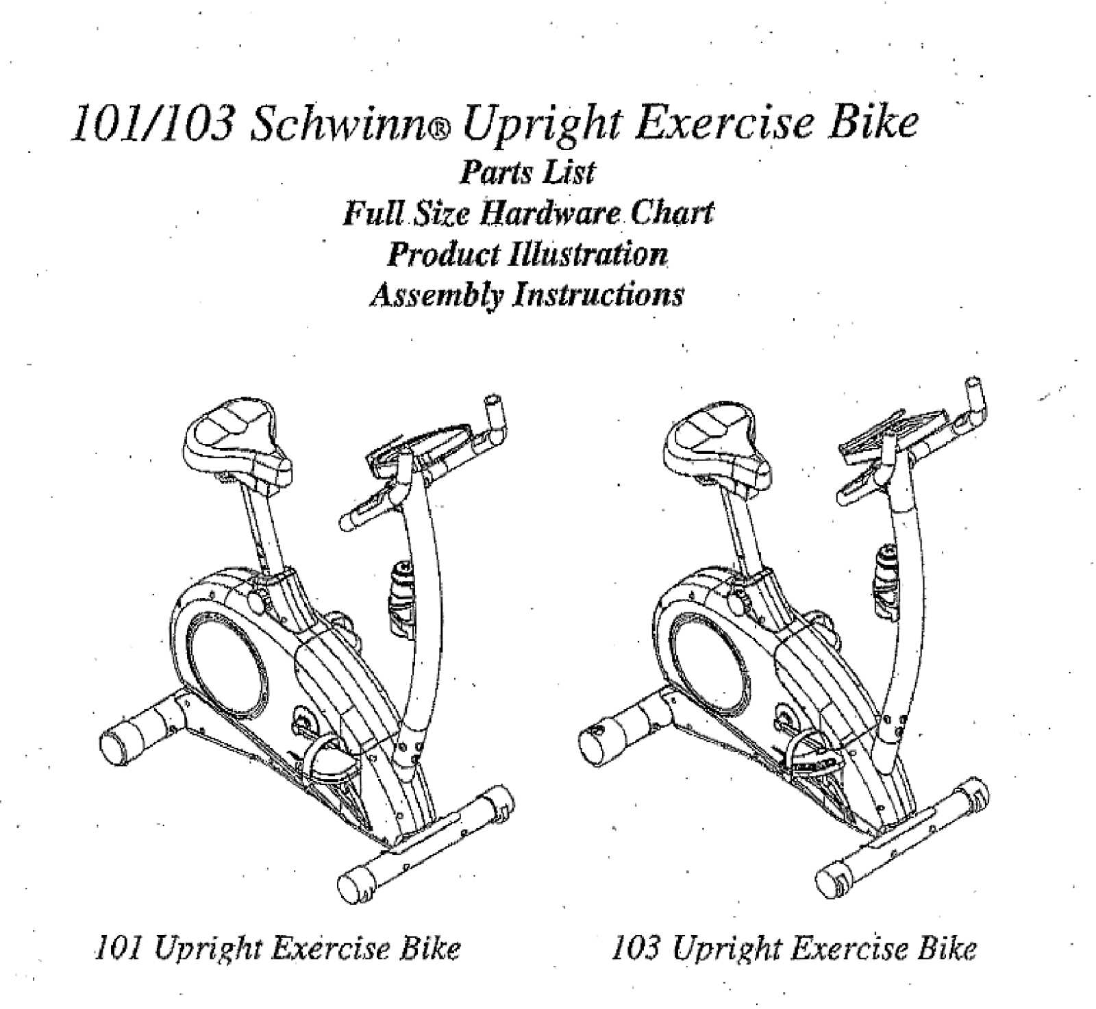 schwinn airdyne parts diagram