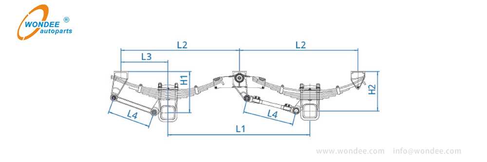 semi trailer suspension parts diagram