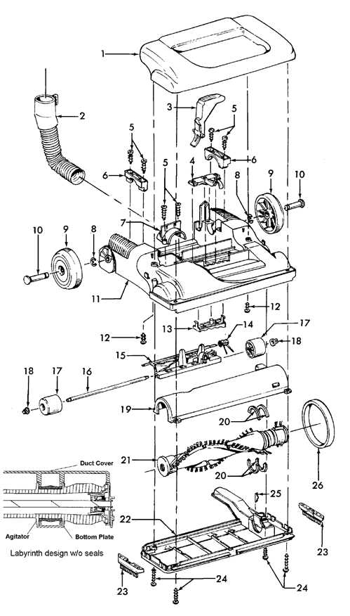 shark nv501 31 parts diagram