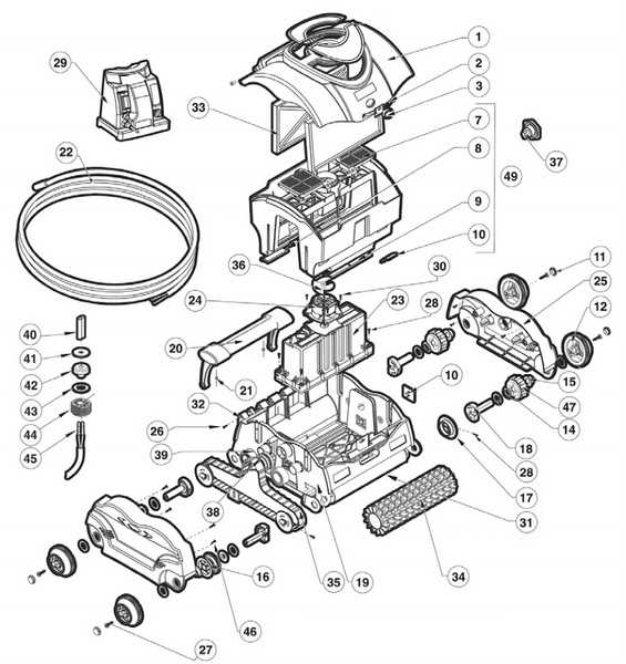 shark robot vacuum parts diagram