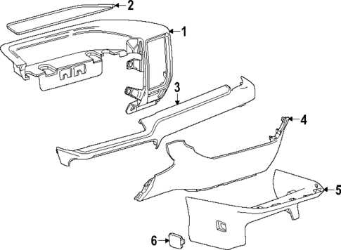 silverado chevy silverado interior parts diagram