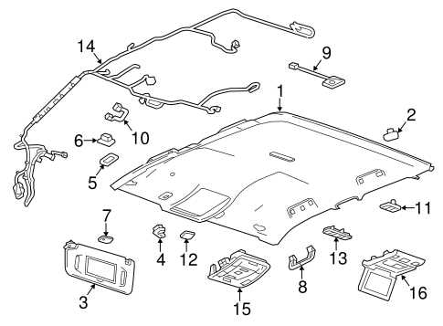 silverado chevy silverado interior parts diagram