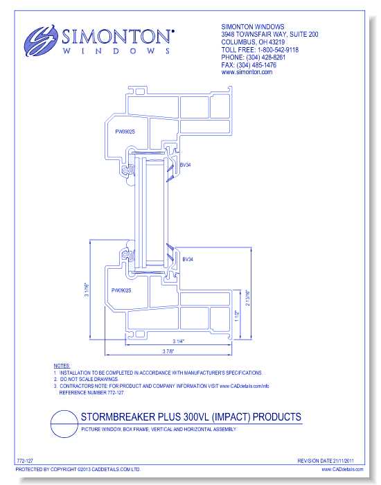 simonton window parts diagram