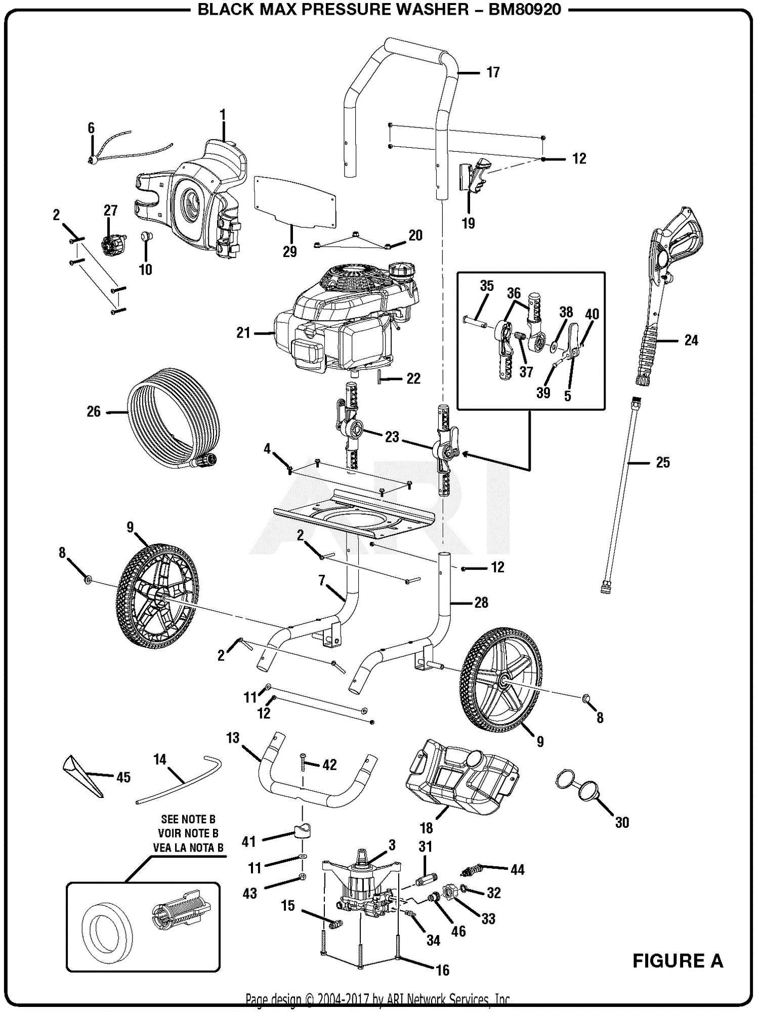 simpson power washer parts diagram